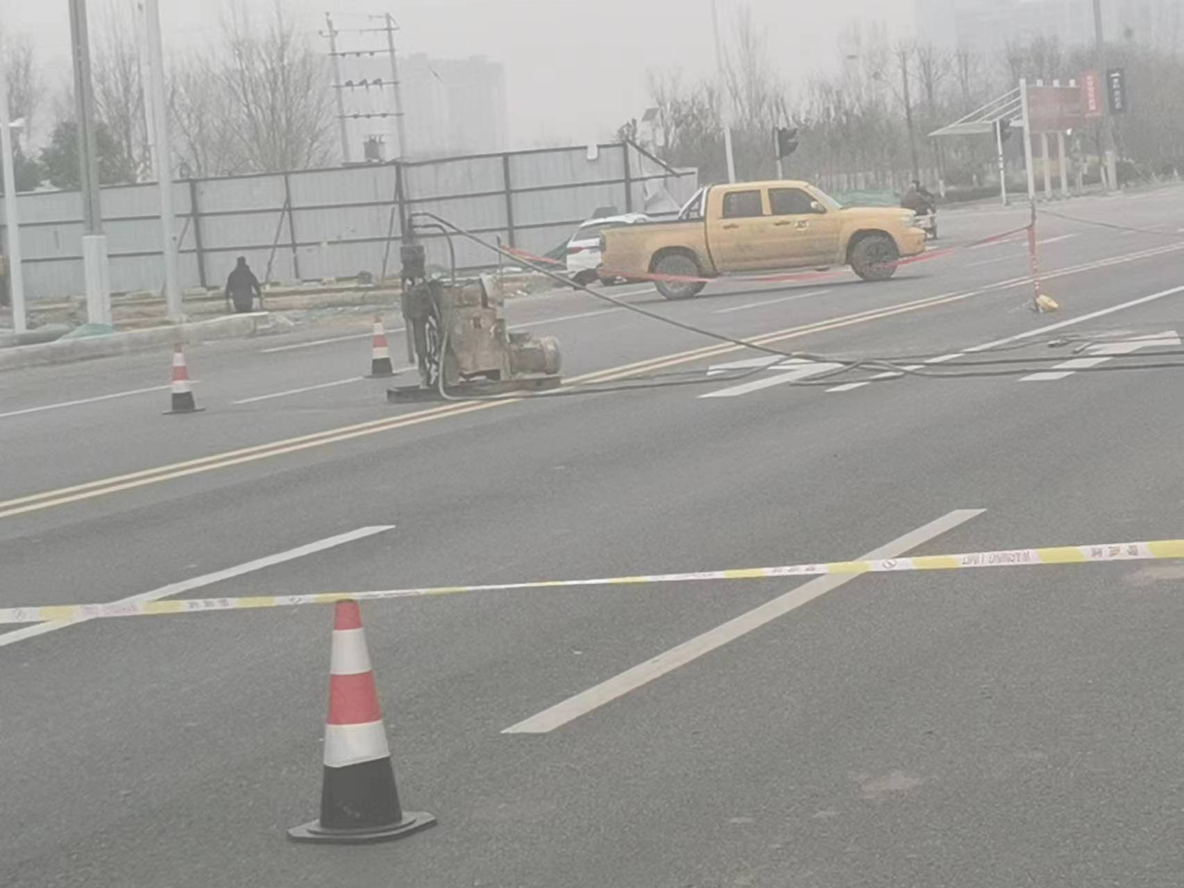 润州公路路基沉陷注浆