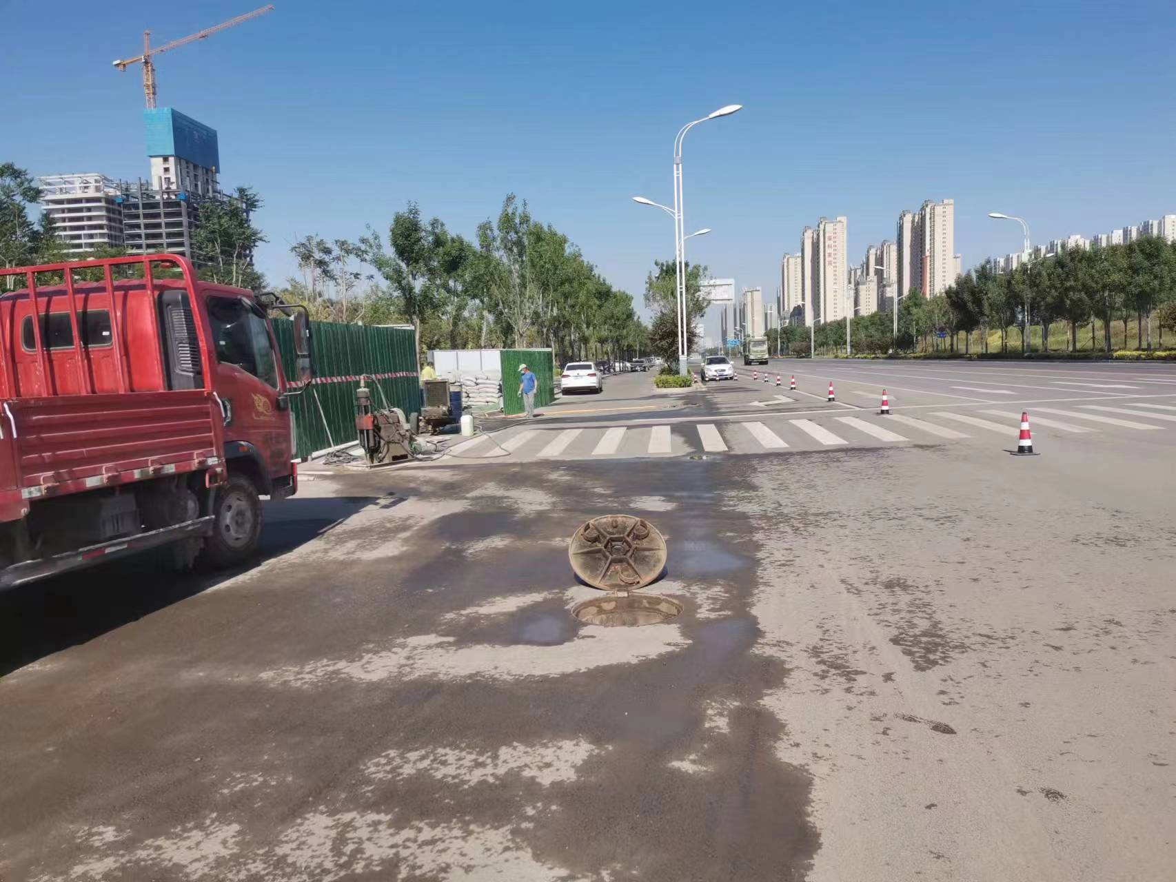 润州路面地基沉降注浆